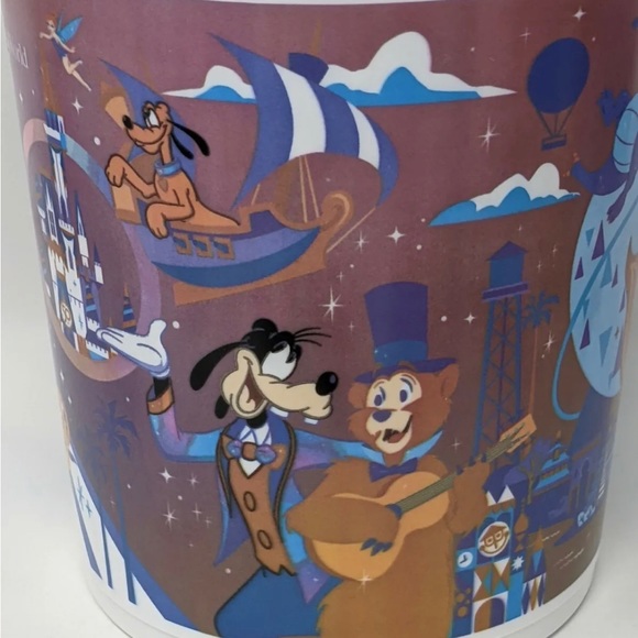 Disney 50th Anniversary Popcorn Bucket - Mickey Figment Pluto Orange Bird Donald - Picture 5 of 9